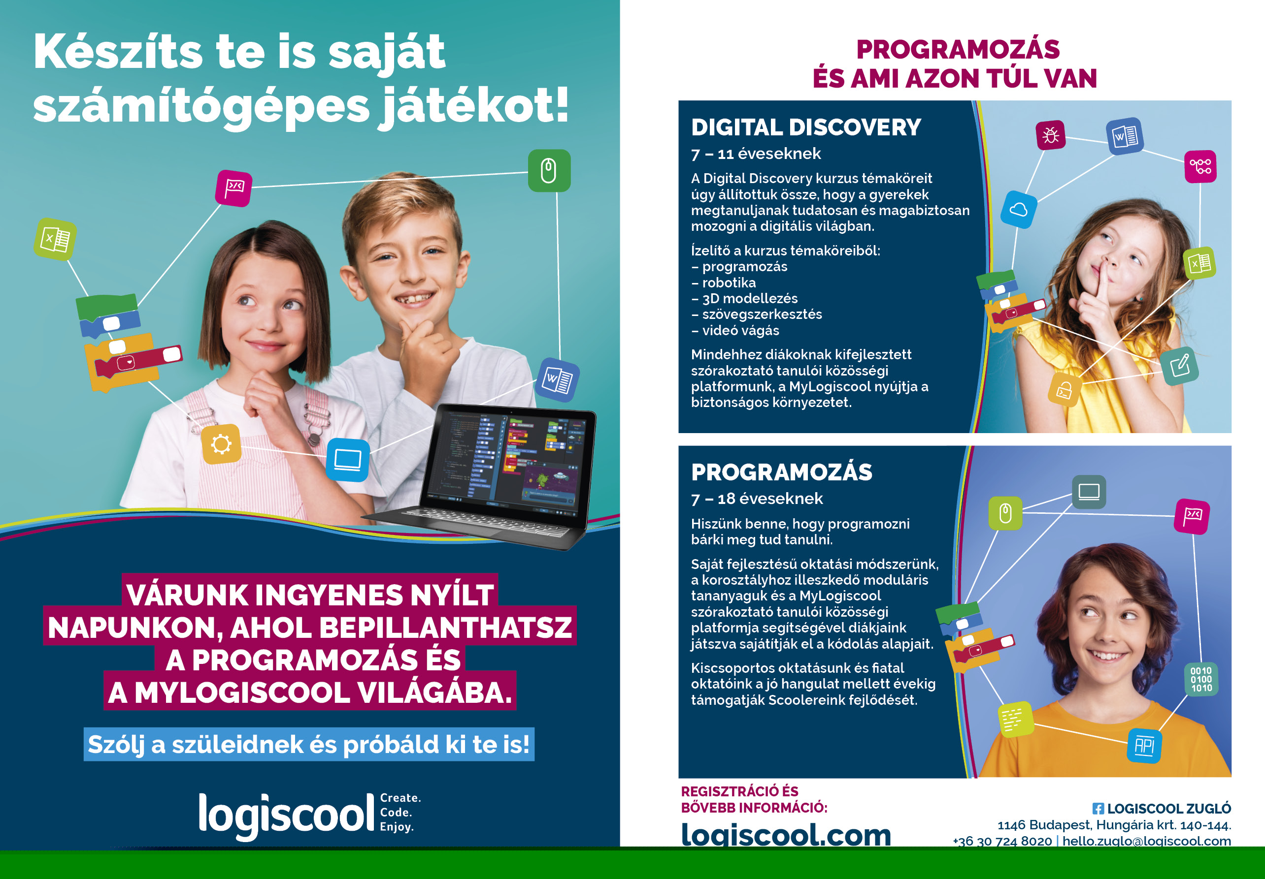 Logicool Zugló kurzusaink